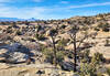 View west to Cabezon Peak from top of Stairway to Hell