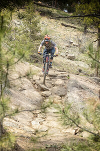 The first rock ramp.