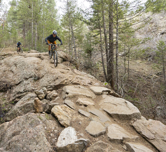 Rolling the big rock feature.