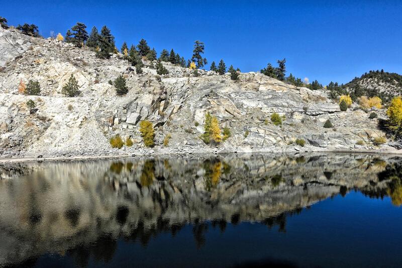 Flooded quarry