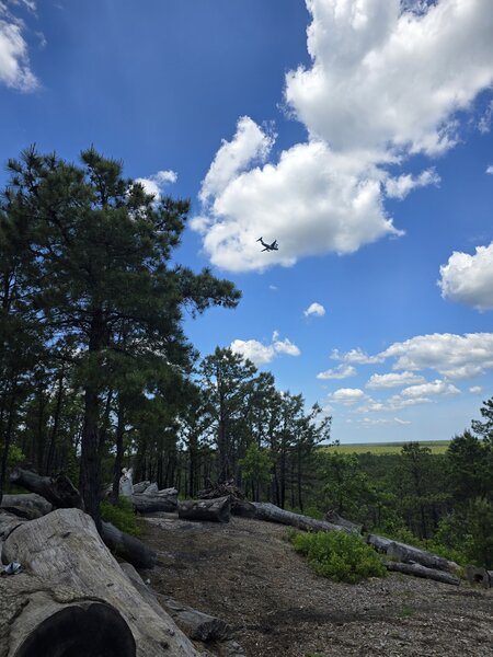 Mountain top view east