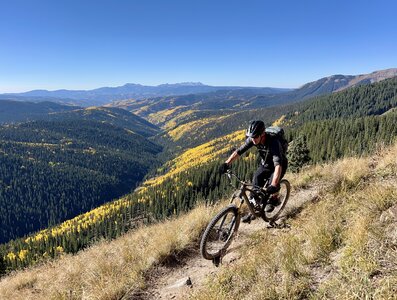 Telluride to Durango Mountain Bike Trail Mountain Village Colorado