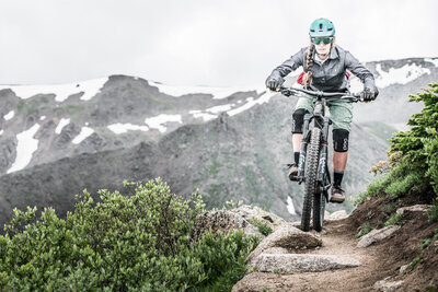 Biking down from near 12k' - July 2022