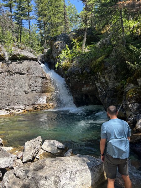 A quick stop at Bond Falls to cool off and enjoy the beauty.