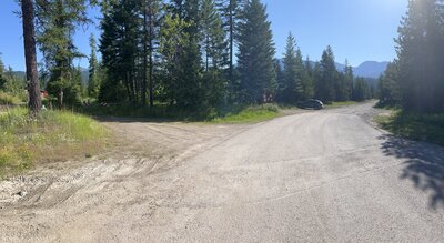 Park at the bottom of the Strawberry Lake Road, ride past the gate onto the Access Road.