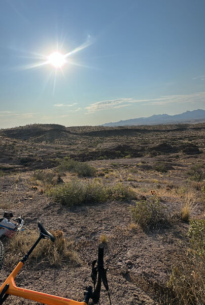 The view from the top of the downhill section of Land of the Lost.