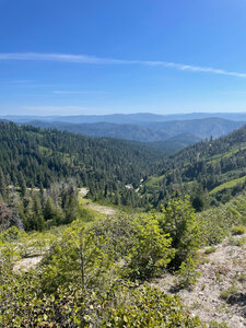 Around the mountain view.