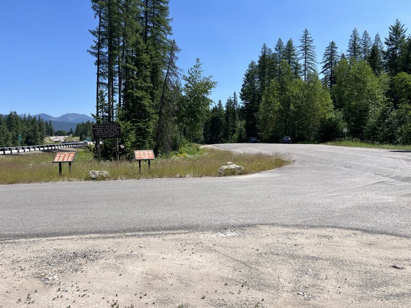 The end (or start) of the ride before the South Fork Bridge.