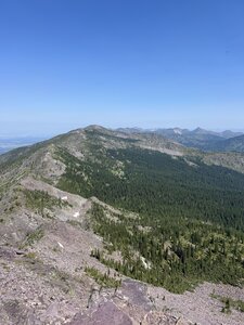 Swan Mountains looking North from Sixmile Mountain.