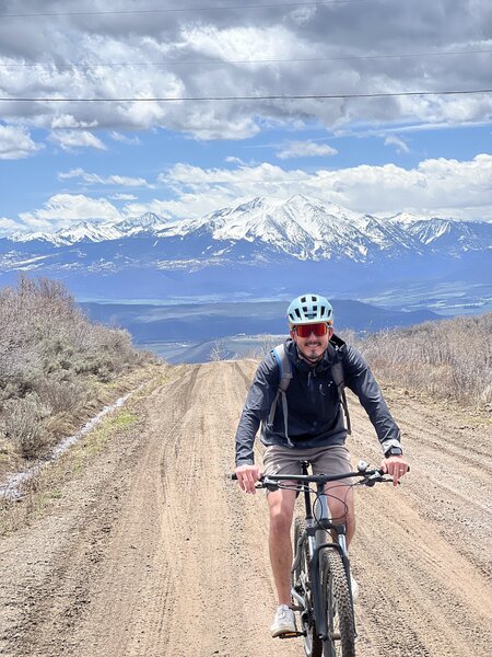 Great views of the sopris mountain!