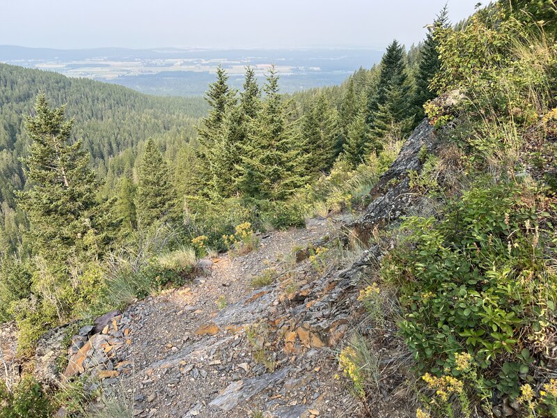 A nice corner to look back at the valley before headed into the Wolf Creek drainage.