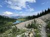 Riding past Lamoose Lake headed North on the Alpine Trail #7.