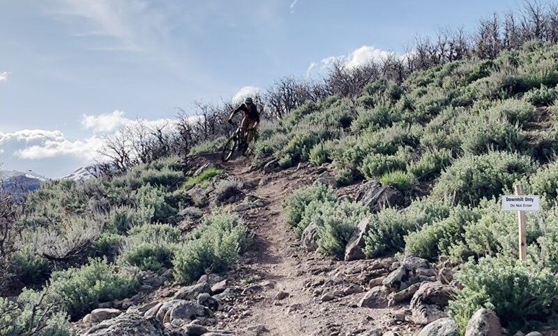 Steep and rocky