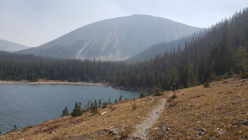 The Storm Lake Trail with the Pintler Mountains in the Background is very scenic.