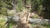 Bridge across the Foster Creek at the bottom of the Lower Foster Creek Trail will keep your feet dry!