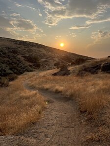 Golden hour on Sweet Connie climbing up from Peggys trail to the parking lot.