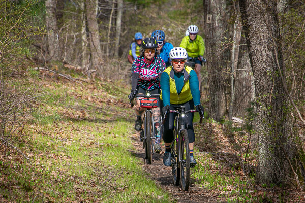 This trail is often included in organized rides, even gravel rides.