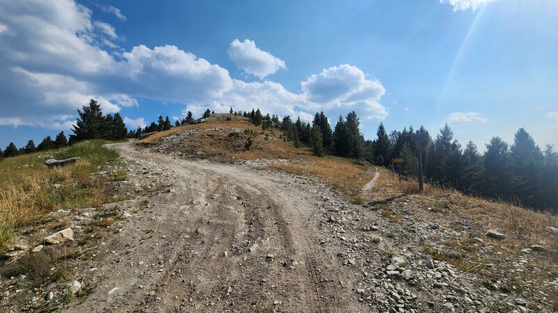 The Continental Divide Trail Crosses Limekiln Rd. on the side of Limekiln Hill.