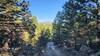 The very end of BLM #5 Trail near the Ringing Rocks, is very steep.