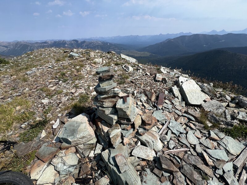 Pieces of the old lookout are everywhere.