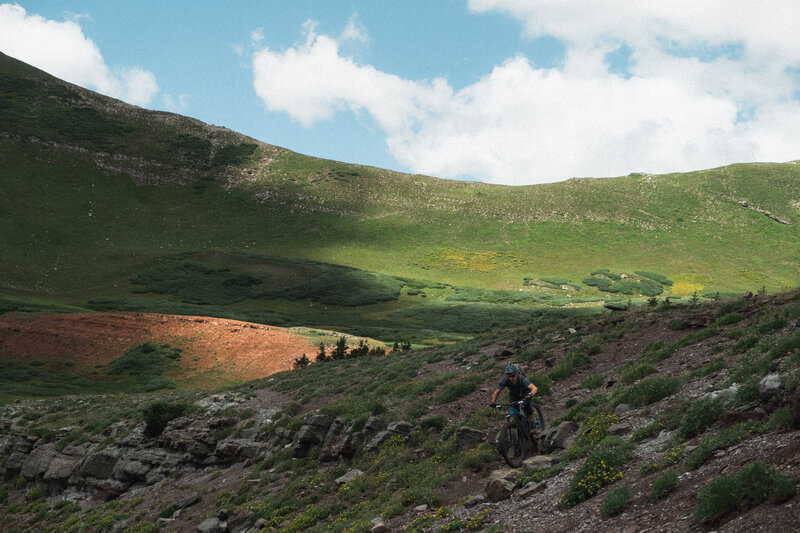 Descending the upper Engineer Mountain Trail. Photo: Erich Harman