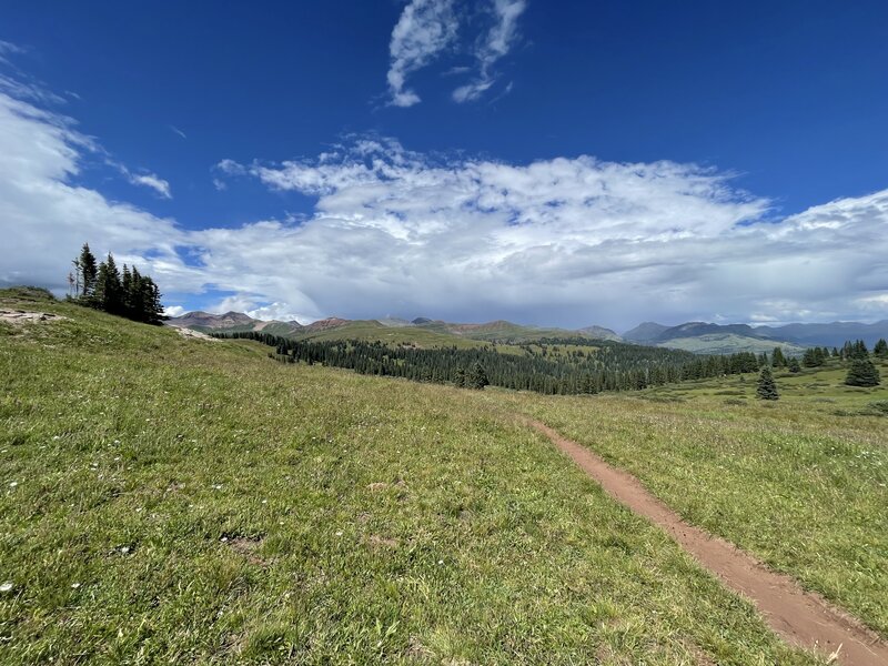 Start of Engineer descent and looking back.