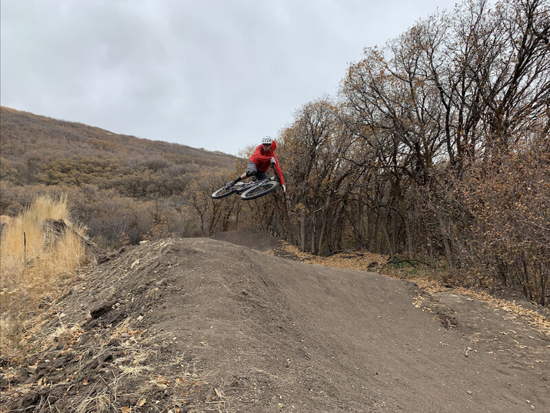 hip jump and the end of the trail looking north