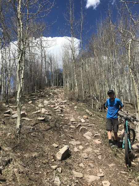 Middle rock section on Lower Calico.