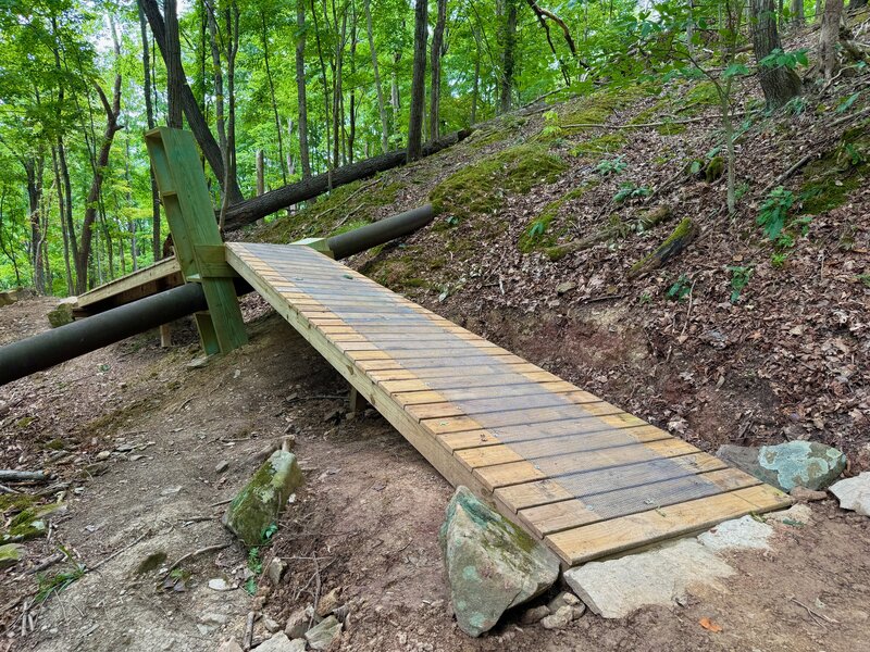 Bridge over pipe "mind bender".