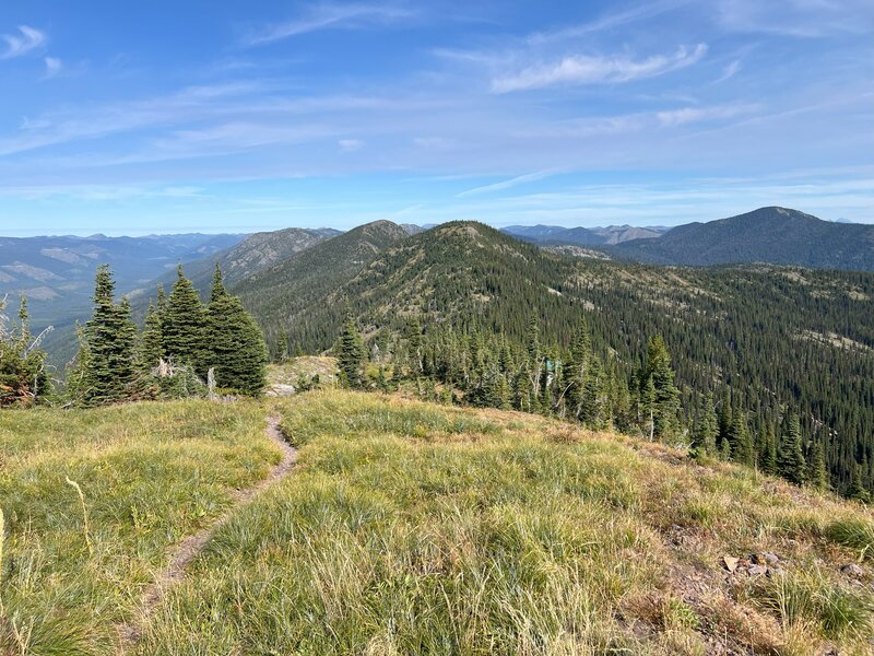 Ride past Werner Lookout and...we're off!