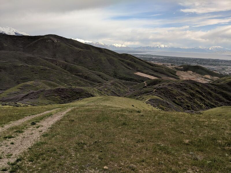 Steep Mountain and view to the southwest.