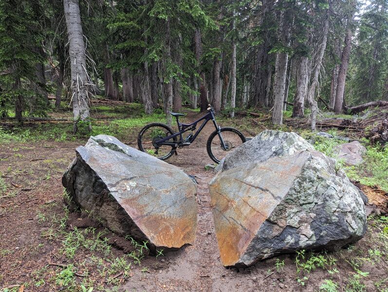 Split rock singletrack