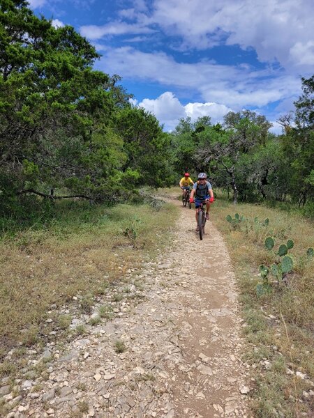 Rocks, rocks, rocks on Blue Loop near Jones Maltsberger entrance to park.