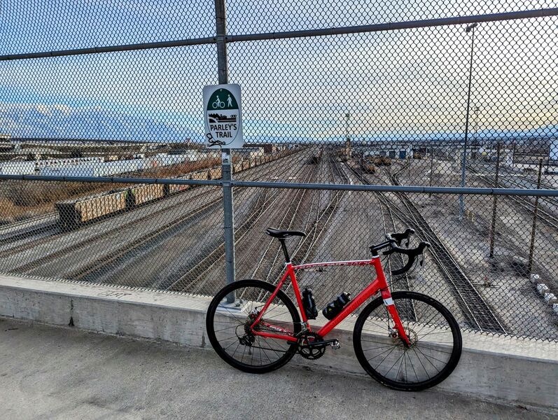 Overpass over the RRs.