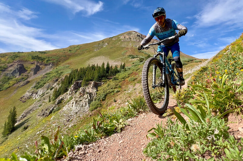 Descending Kennebec Pass