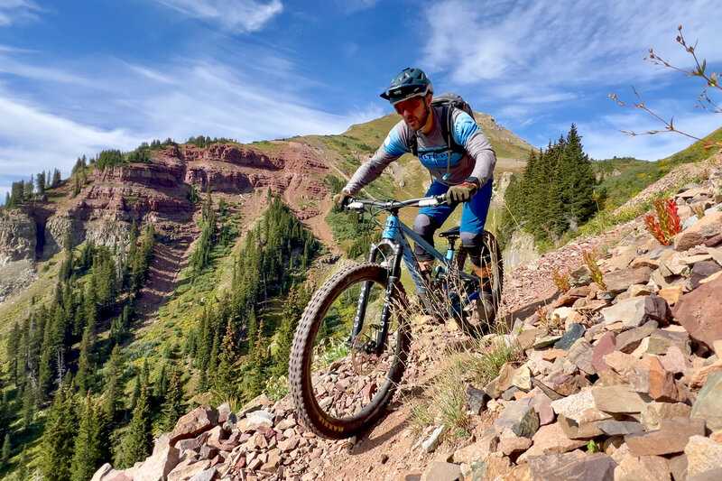 Descending Kennebec Pass