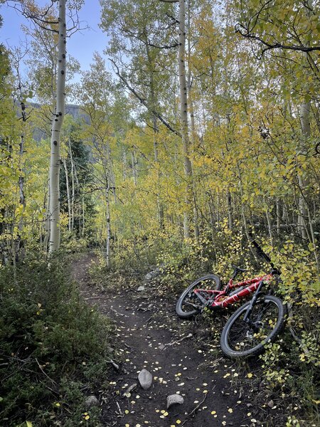 Bottom of Rainbow Trail.