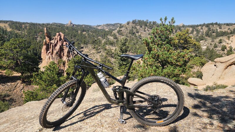 Climbing the switchbacks on Granite Ridge will reward you with great views of Curt Gowdy SP.