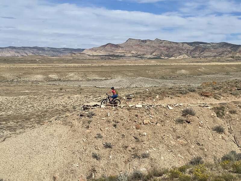 Turning the corner on the flowy Zip Off Trail