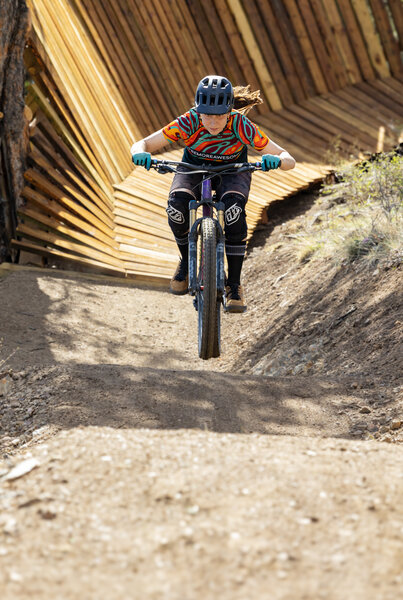 Leaving the wooden berm.