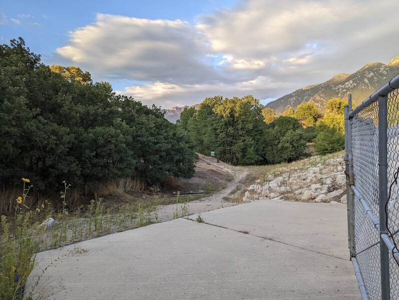 Trail end at Wasatch Blvd.