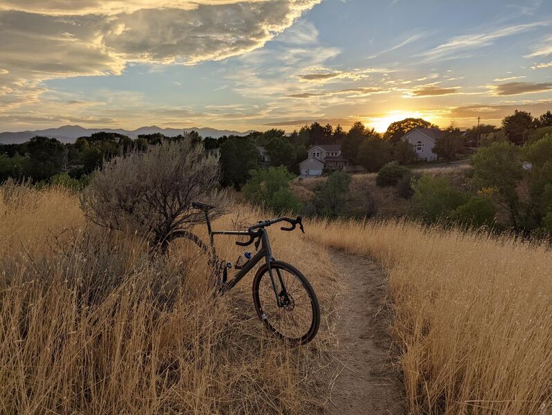 Sunset over Sandy