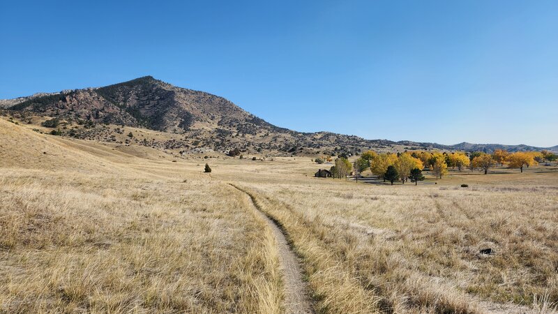 East West Connector Trail connects the lower ends of the main trails together above the campground.