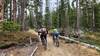 Bear Gulch Trail is wide enough in many places for mountain bike riders to ride side by side.