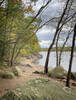 One of the rideable sections closer to the parking lot... the trail DOES have great views.