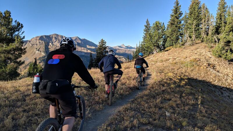 Ridge riding before it turns to hike-a-bike.