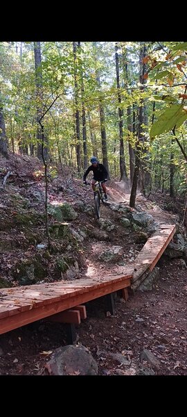 New skills area and new trails.