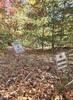 Trail Closed Sign,  Trail is blocked  by fence