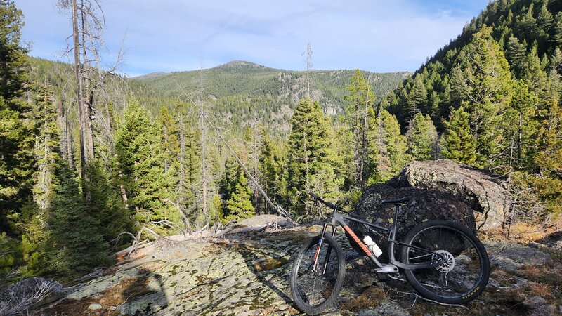 The perfect place for a rest stop on the Crow Creek Trail.