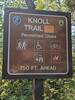 Knoll Trail sign